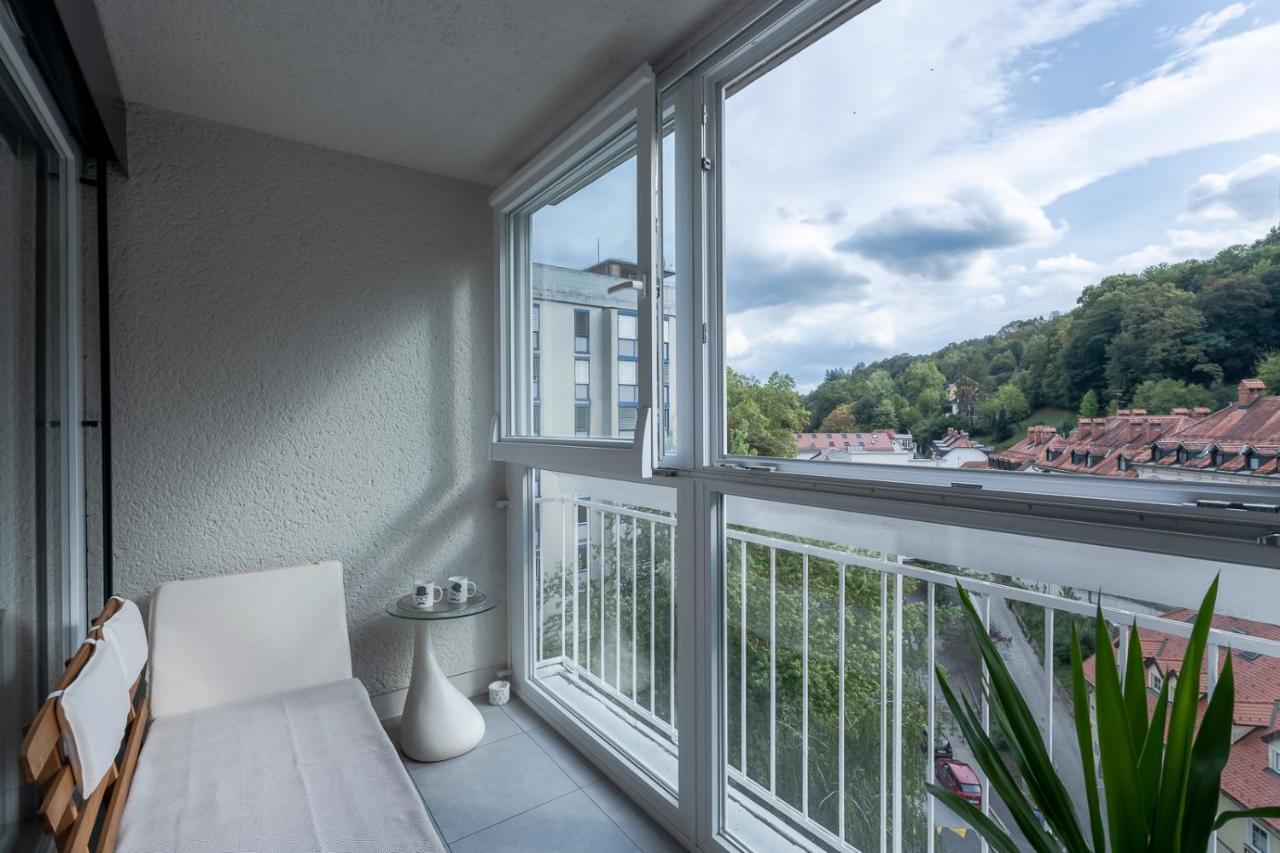 Tamliving Ljubljana 2Br Center 3 Bridges Great View Kitchen Διαμέρισμα Εξωτερικό φωτογραφία